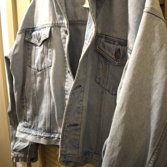 Vintage 90s GAP Denim Jacket | Classic Blue Jean Jacket | Grunge Oversized XL - Picture 5 of 9